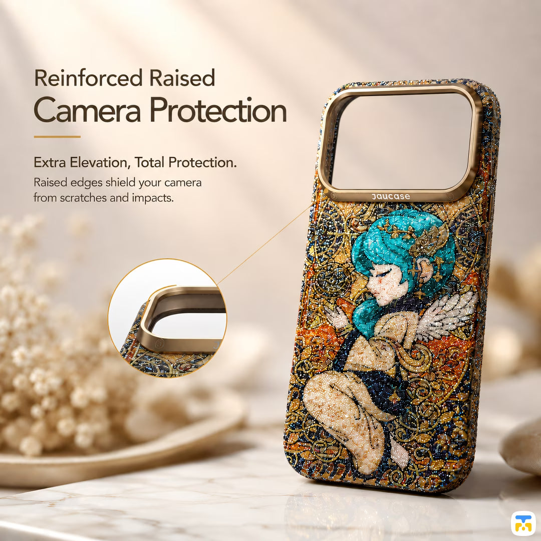 Reinforced Raised Camera Protection - Jaucase for iPhone 17 Series Shuck Up Angel Magnetic Case