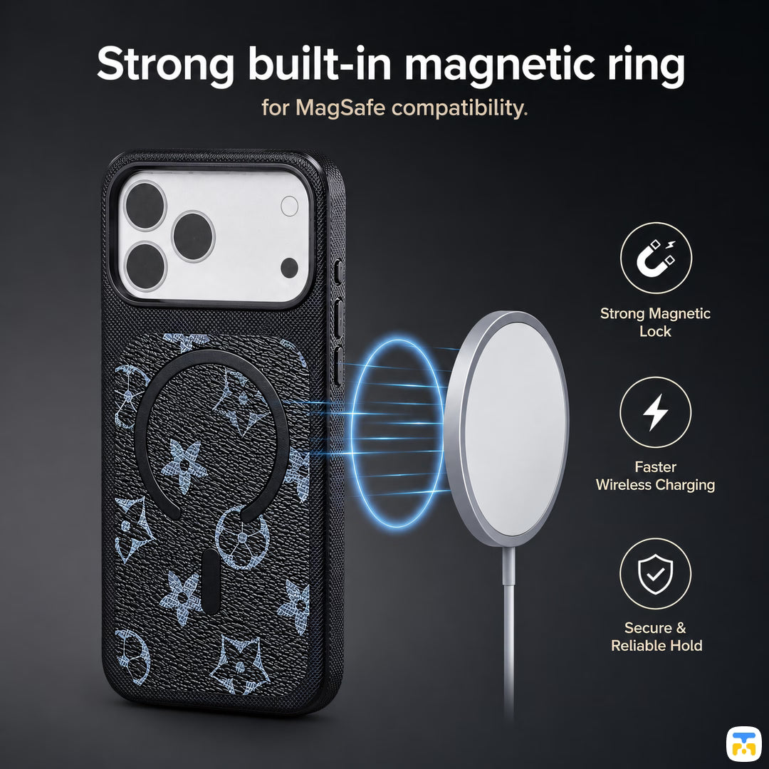 Strong built-in magnetic ring - Jaucase for iPhone 17 Series Shuck Up Patterned Magnetic Case