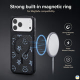 Strong built-in magnetic ring - Jaucase for iPhone 17 Series Shuck Up Patterned Magnetic Case
