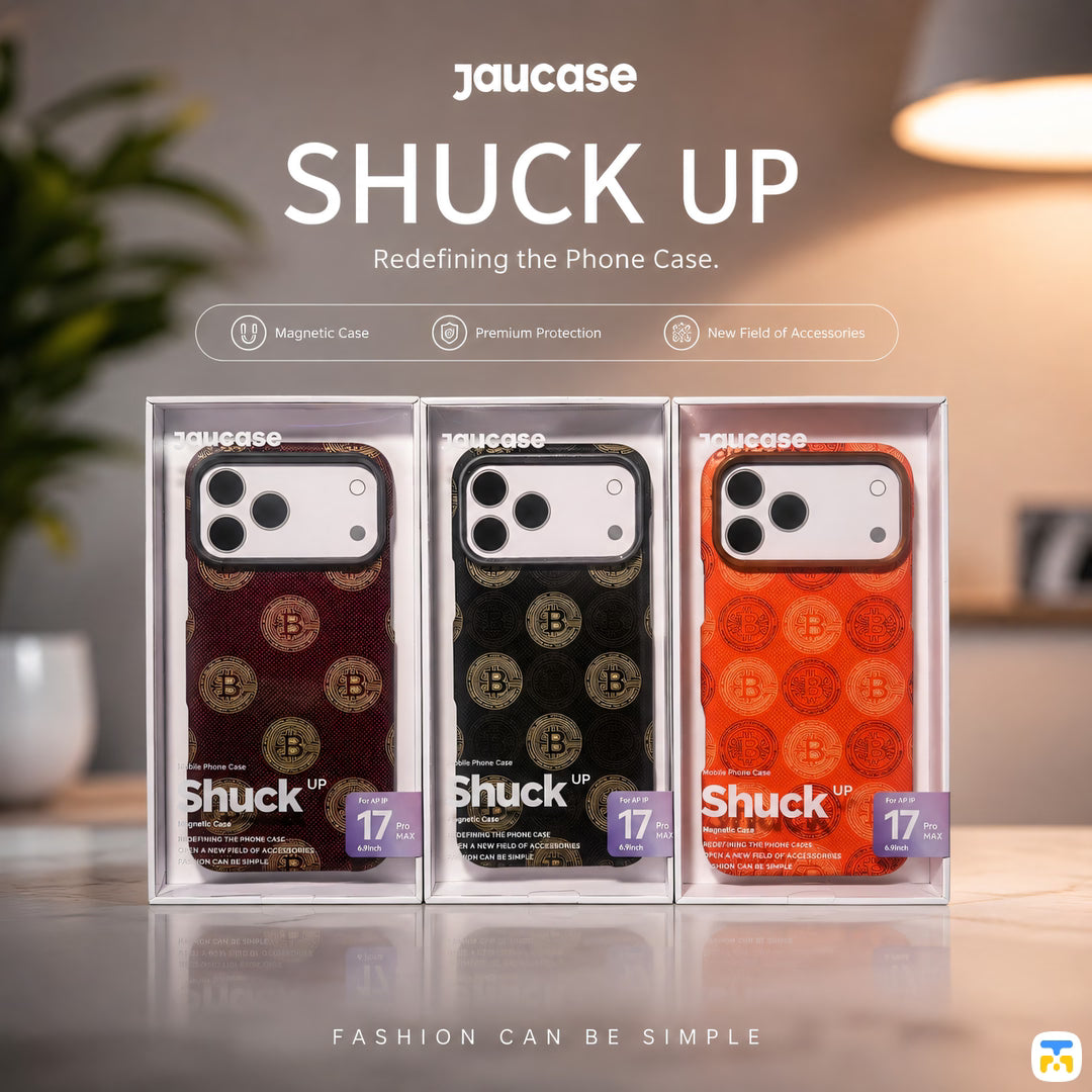 Jaucase for iPhone 17 Series Shuck Up Coin Pattern Magnetic Case