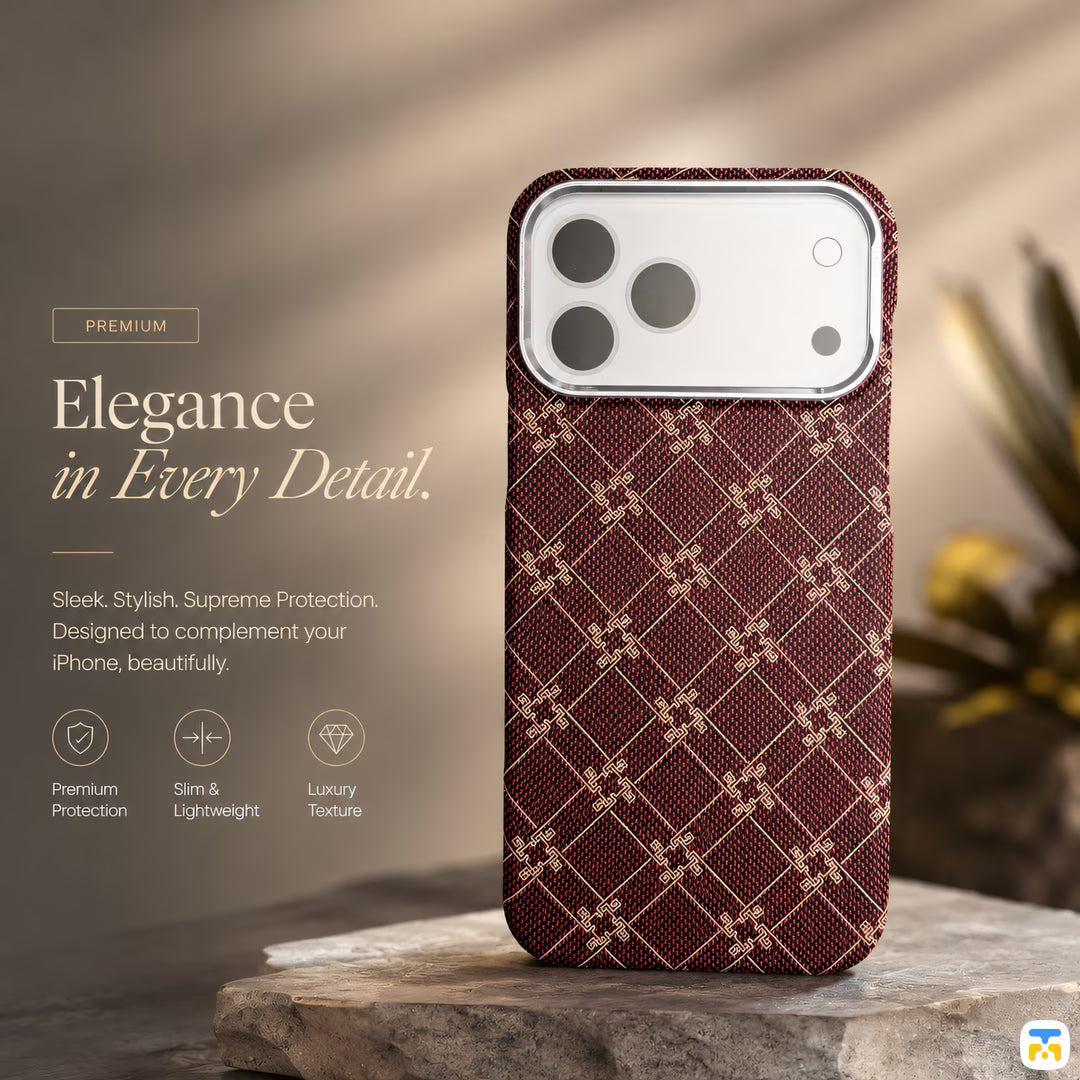 Jaucase for iPhone 17 Series Shuck Up Imperial Grid Magnetic Case