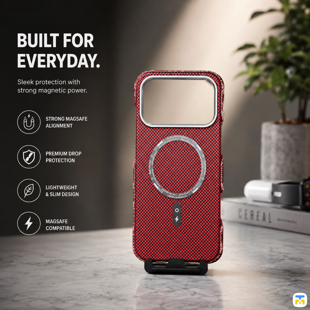 Jaucase for iPhone 17 Series Shuck Up Imperial Grid Magnetic Case