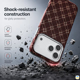 Shock-resistant construction - Jaucase for iPhone 17 Series Shuck Up Imperial Grid Magnetic Case