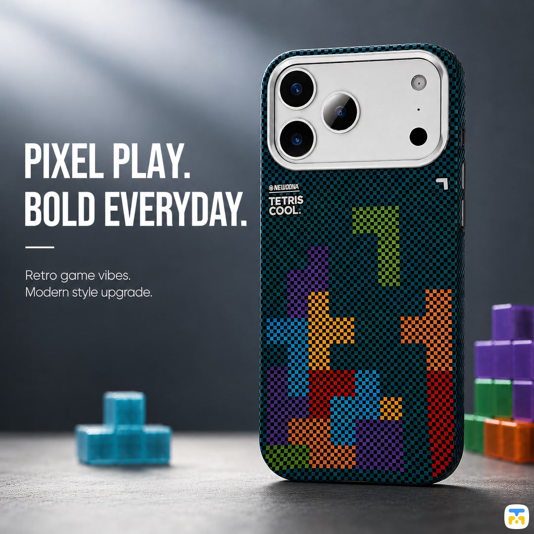 PIXEL PLAY.
BOLD EVERYDAY - Jaucase for iPhone 17 Series Tetris MagSafe Case