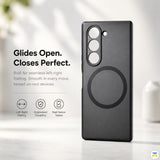 Glides Open.
Closes Perfect - Jaucase for Samsung Galaxy Z Fold Series Frosted Magnetic Case