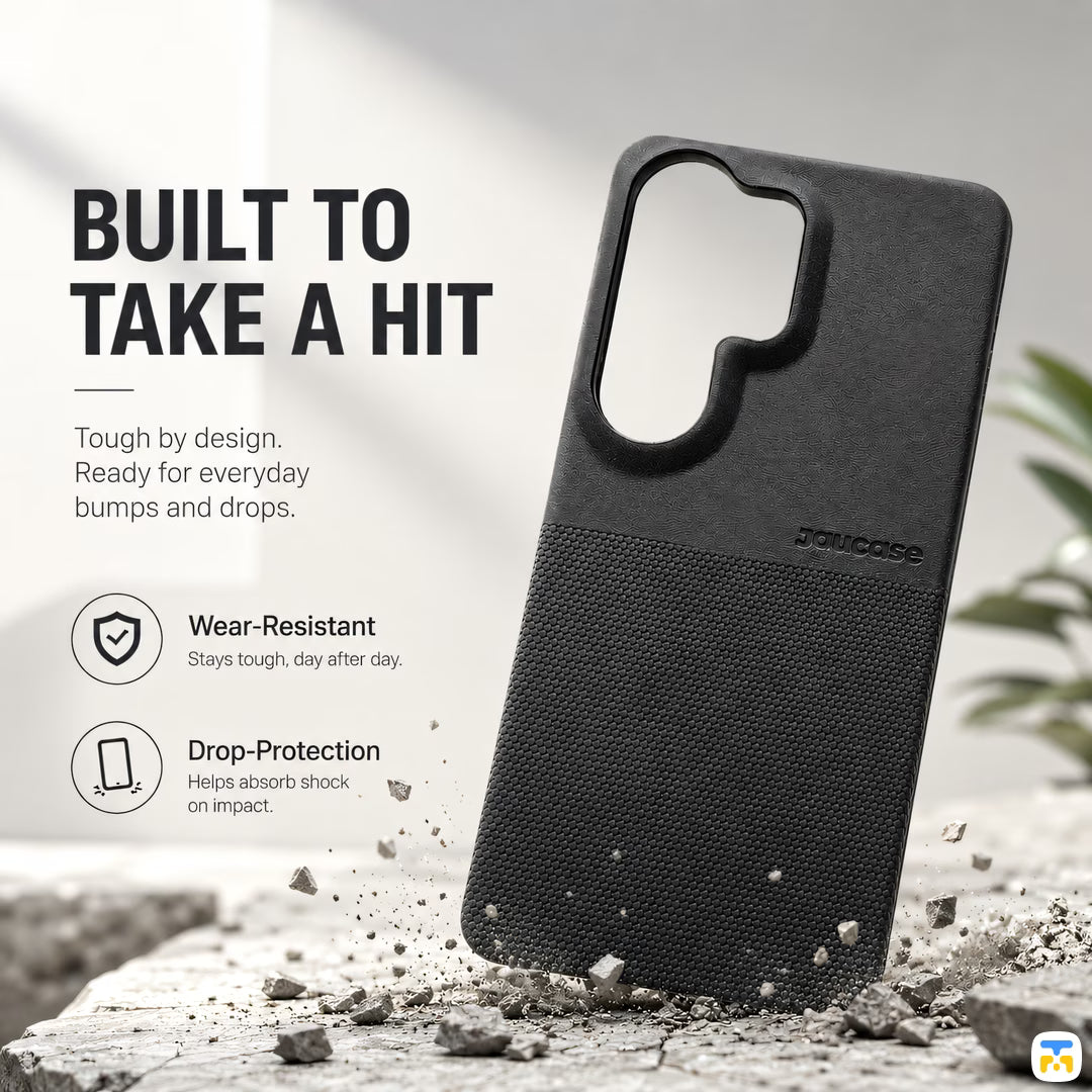 BUILT TO
TAKE A HIT - Jaucase for Samsung S26 Ultra Two-Tone Textured Magnetic Case