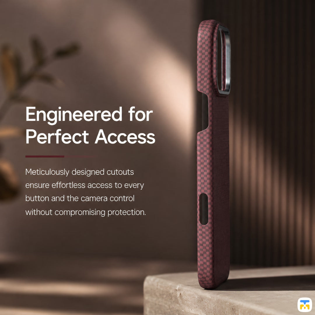 Engineered for
Perfect Access - Jaucase Moloch for iPhone 17 Series DualGlow MagSafe Case
