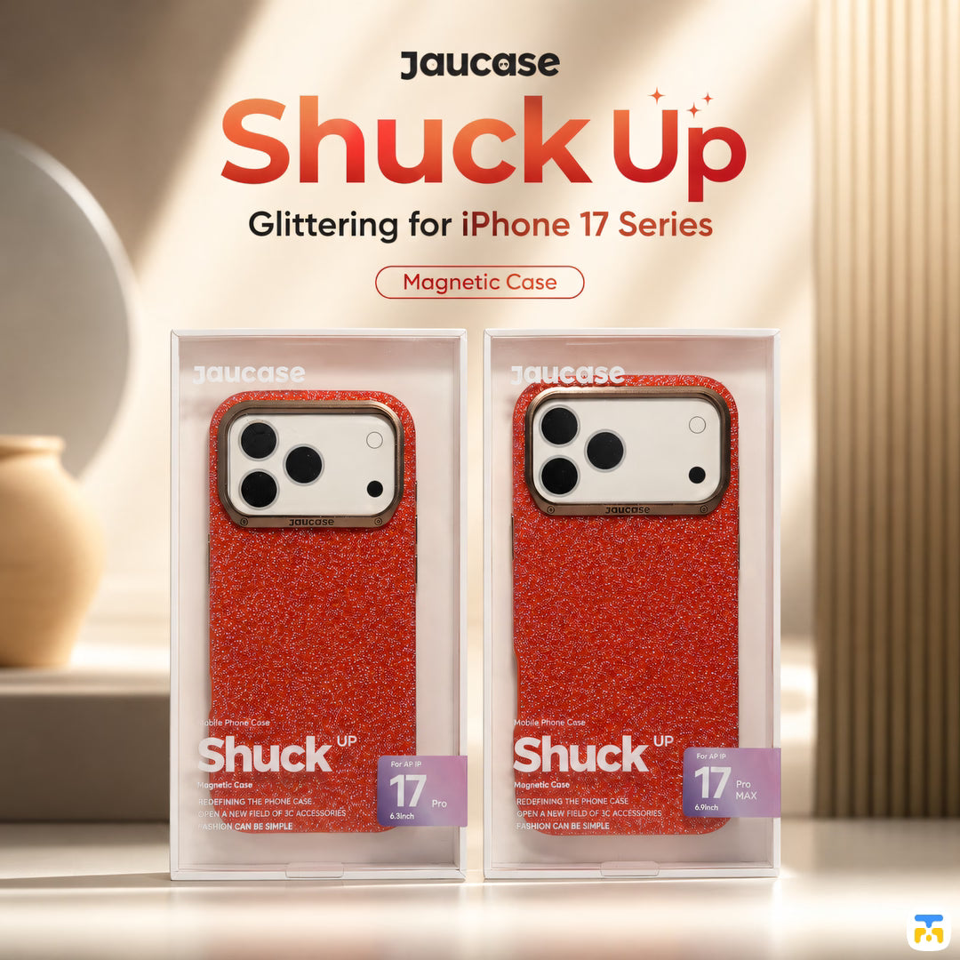 Jaucase Shuck Up Glittering for iPhone 17 Series -  Magnetic Case