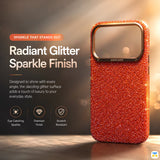 Radiant Glitter Sparkle Finish - Jaucase Shuck Up Glittering for iPhone 17 Series -  Magnetic Case
