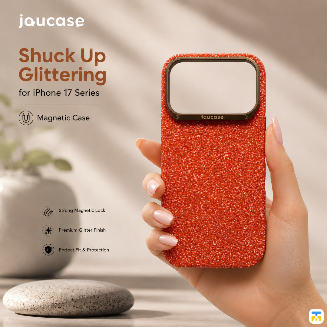 Jaucase Shuck Up Glittering for iPhone 17 Series -  Magnetic Case