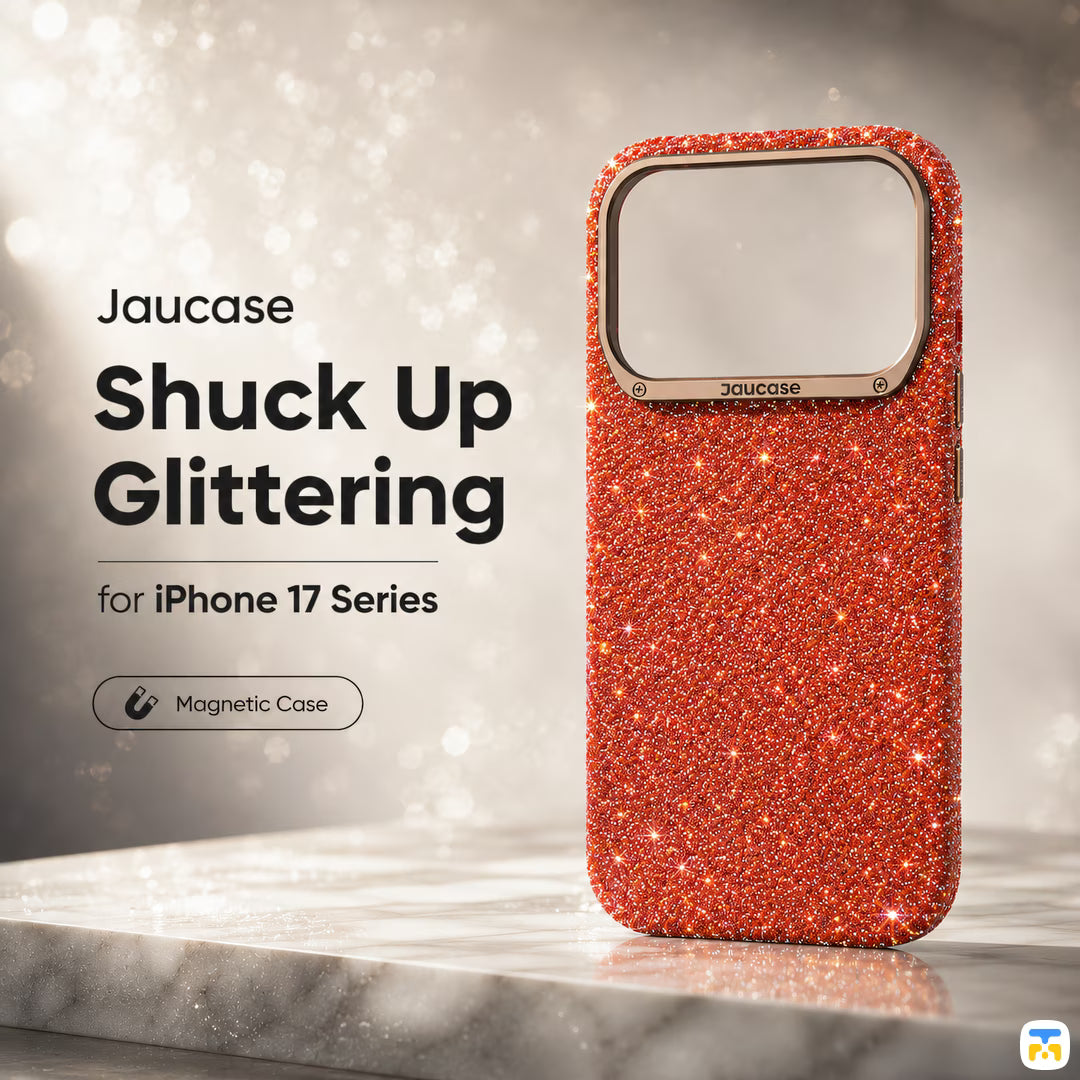Jaucase Shuck Up Glittering for iPhone 17 Series -  Magnetic Case
