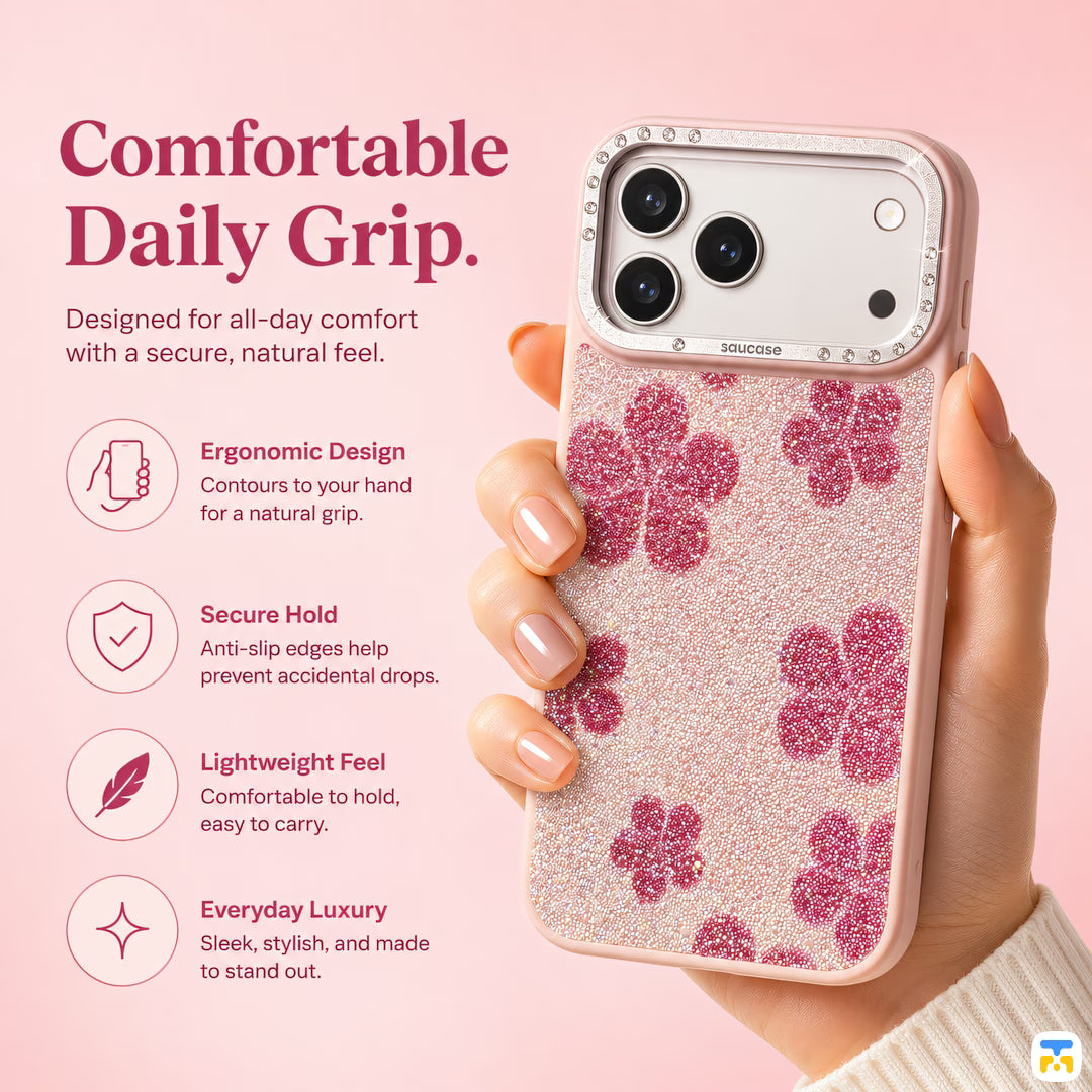 Comfortable Daily Grip - Jaucase Shuck Up Shining for iPhone 17 Series - Magnetic Case