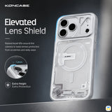 Elevated
Lens Shield - KONCASE for iPhone 17 Series Circuit Frosted MagSafe Case