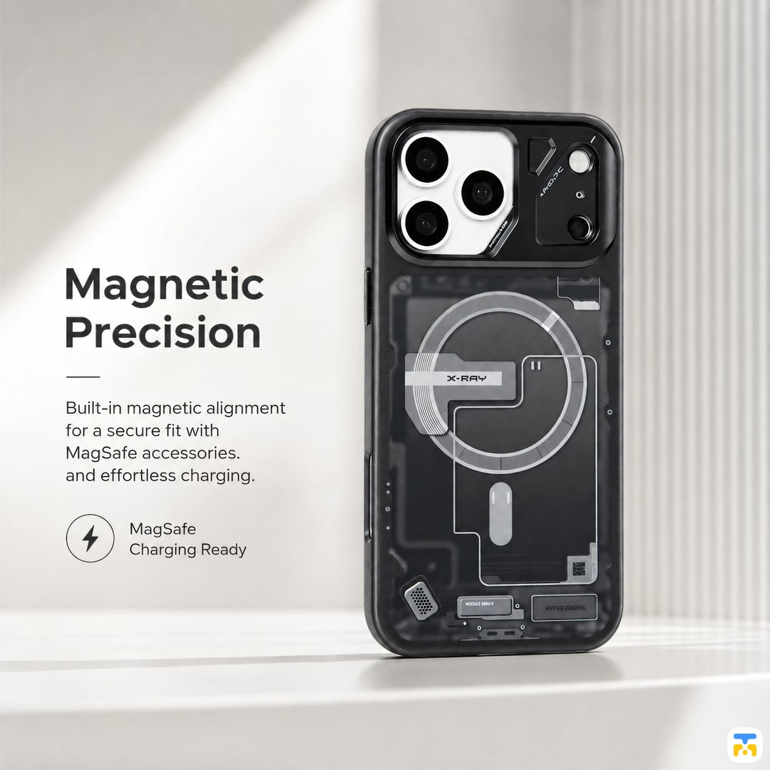 Magnetic
Precision - KONCASE for iPhone 17 Series Circuit Frosted MagSafe Case