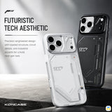 FUTURISTIC
TECH AESTHETIC  - KONCASE for iPhone 17 Series Mechanical MagSafe Case