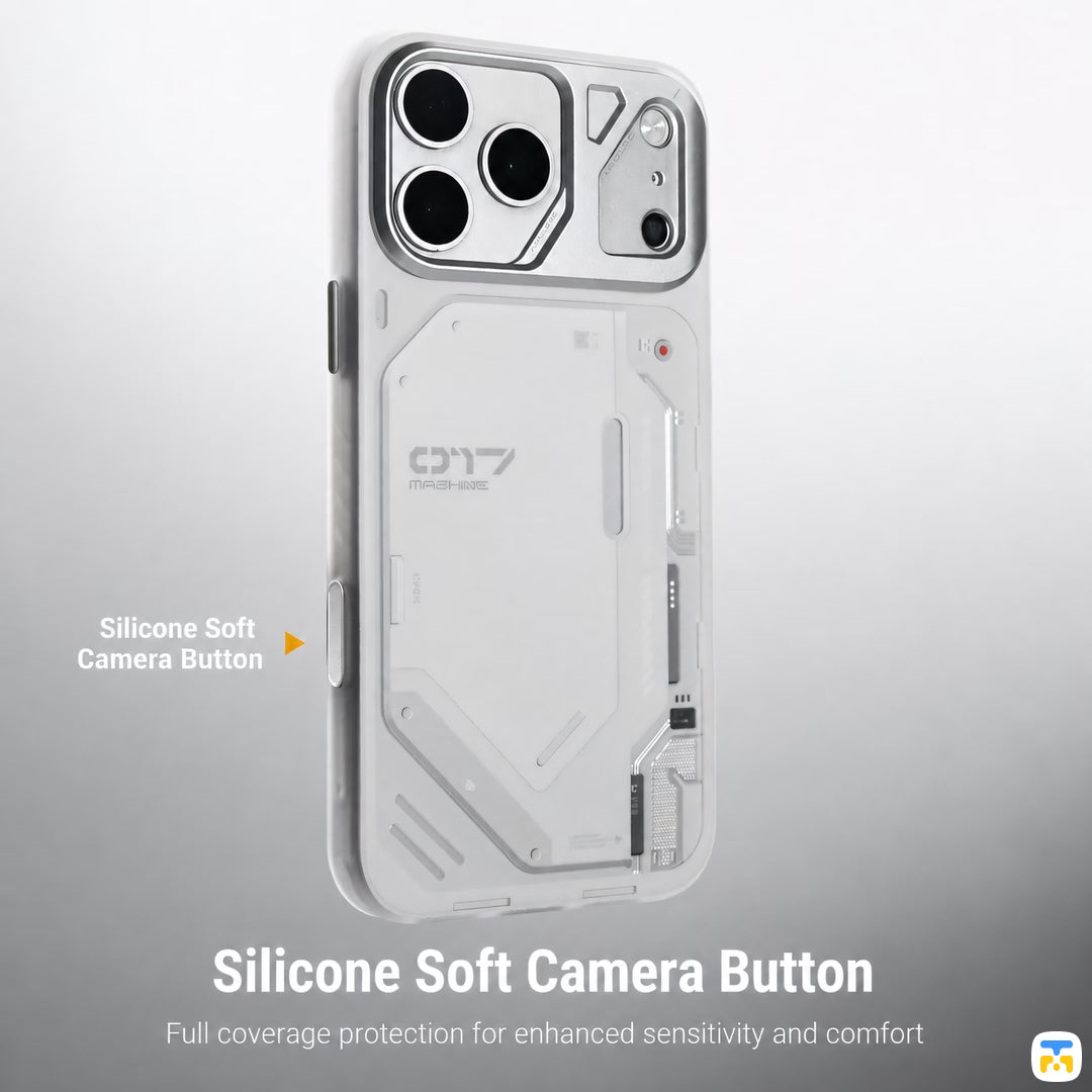 Silicone Soft Camera Button - KONCASE for iPhone 17 Series Mechanical MagSafe Case