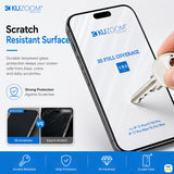 KUZOOM for iPhone 16 & 17 Series 3D Full-coverage Screen Protector