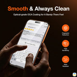 Smooth & Always Clean - KUZOOM for iPhone 17 Series - HD Ceramics Screen Protector with Installation Frame