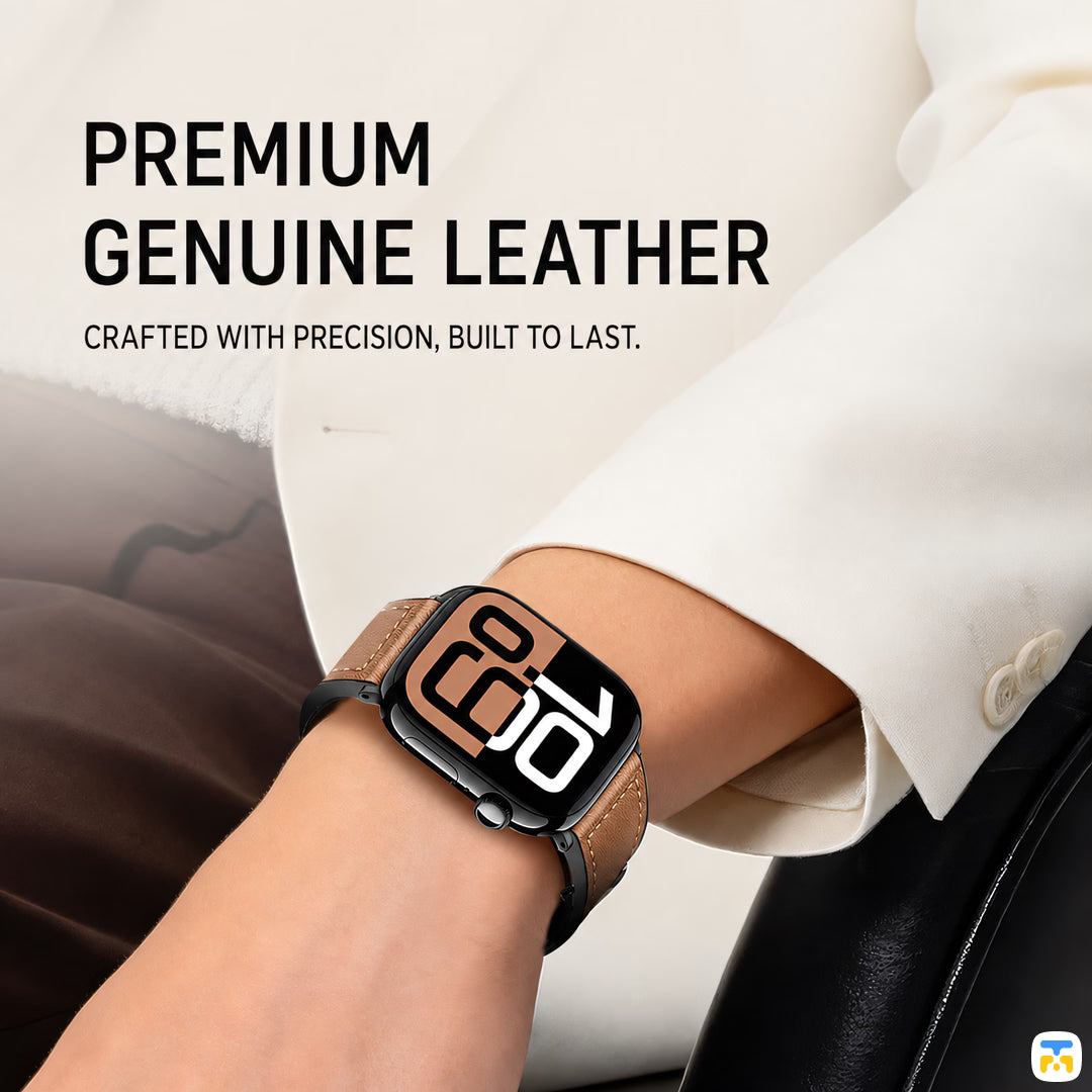 PREMIUM
GENUINE LEATHER - Leather Apple Watch Strap for 38-49mm