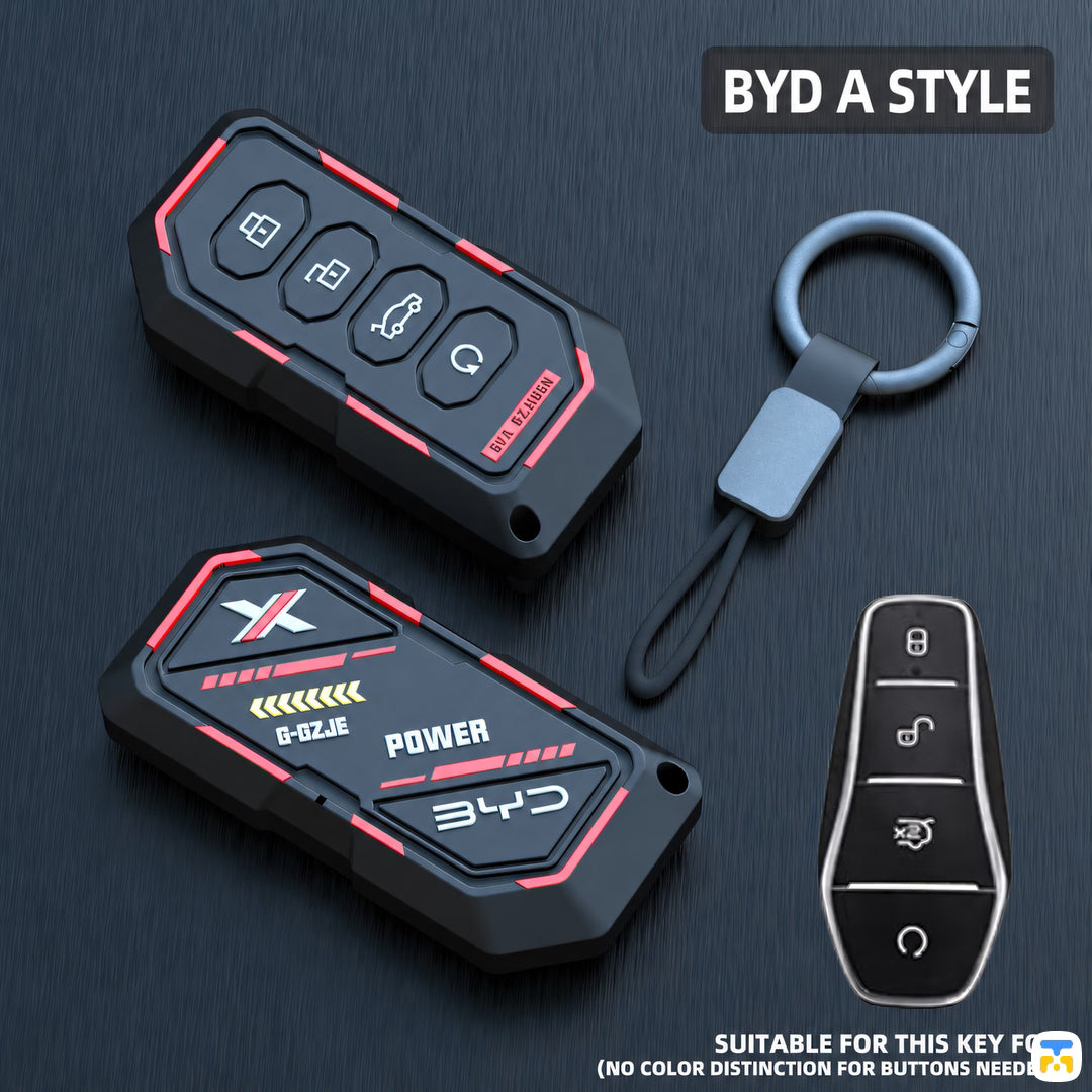LumiGrid Cyber Key Fob Cover for BYD SEAL/SEAL 5/ATTO 3/SEALION 6/SEALION 5