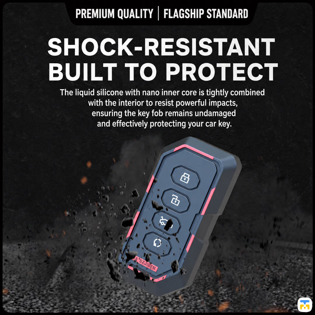 SHOCK-RESISTANT
BUILT TO PROTECT - Executive Gunmetal Key Fob Cover for BYD SEAL/SEAL 5/ATTO 3/SEALION 6/SEALION 5