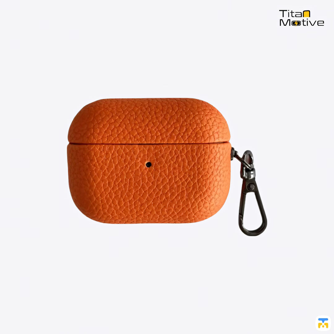 Mandarin Luxe Leather Case for AirPods Pro Series