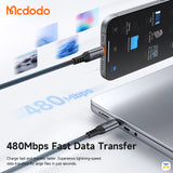 Mcdodo Cab Smart USB-C to USB- 480Mbps Fast Data Transfer