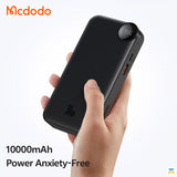 Mcdodo 30W 10000mAh Built-in Retractable Cable Digital Display Power Bank