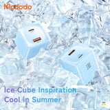 Mcdodo 33W GaN PD Dual Output Fast Charger - Ice Cube Inspiration