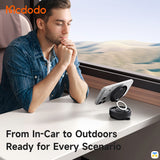 From In-Car to Outdoors Ready for Every Scenario - Mcdodo 360° Vacuum Suction Magnetic Wireless Charging Stand