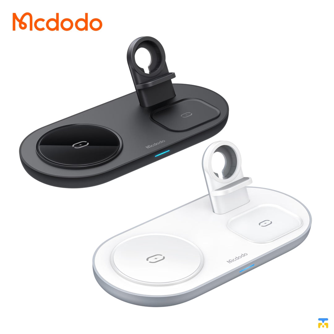 Mcdodo 3in1 15W Wireless Charger for iPhone, Apple Watch, Airpods