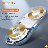 Independent coil - Mcdodo 3in1 15W Wireless Charger for iPhone, Apple Watch, Airpods