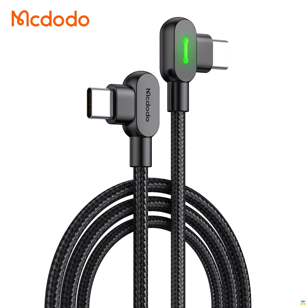 Mcdodo 90° Type-C to Type-C Data Cable - 60W - 2 Meter