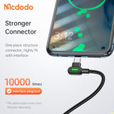 Stronger Connector - Mcdodo 90° Type-C to Type-C Data Cable - 60W - 2 Meter