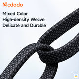 Mcdodo 90° Type-C to Type-C Data Cable - 65W - 1.2 Meter, Durable Weave Design