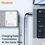 Mcdodo 90° Type-C to Type-C Data Cable - 65W - 1.2 Meter, Charging and High-Speed Data Transfer