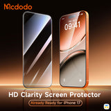 Mcdodo Autofit, Auto-align Privacy Screen Protector for iPhone 17 Series - HD Clearity Screen Protector