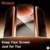 Mcdodo Autofit, Auto-align Privacy Screen Protector for iPhone 17 Series - Keep your Screen Just for You