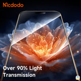 Mcdodo Autofit, Auto-align Privacy Screen Protector for iPhone 17 Series - Over 90% Light Transmission