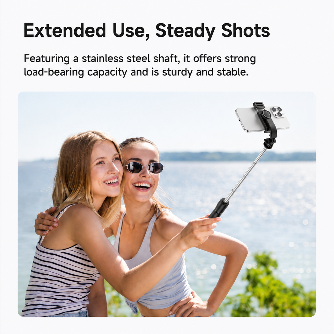 Extended Use, Steady Shots - Mcdodo Bluetooth Selfie Stick Tripod
