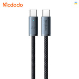 Mcdodo Cab Luma USB-C to USB-C Air Cable - 240W - 1.8 Meter - Black