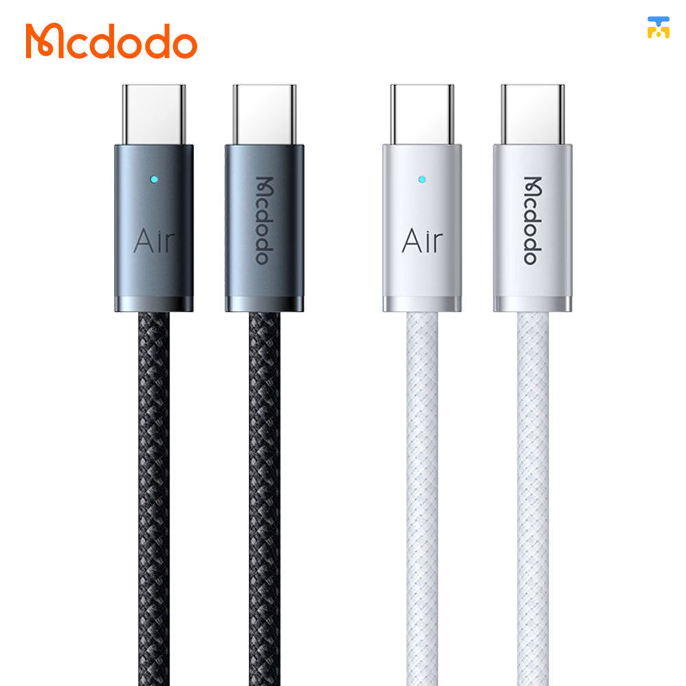 Mcdodo Cab Luma USB-C to USB-C Air Cable - 240W - 1.8 Meter - Black & White