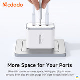 More Space for Your Ports - mcdodo-cab-luma-36w-usb-c-to-lightning-air-cable-1.8-meter