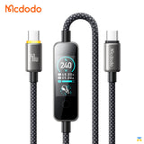 Mcdodo Cab Vision 240W USB-C to USB-C Cable with Display