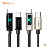 Mcdodo Digital Pro PD Fast Charge Type-C to Type-C Data Cable - 100W - 1.2 Meter