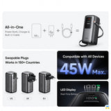 Compatible with All Devices
45Wмаx. - Mcdodo FreeGo 10000mAh 45W Display Power Bank & Charger