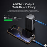 45W Max Output
Multi-Device Ready - Mcdodo FreeGo 10000mAh 45W Display Power Bank & Charger