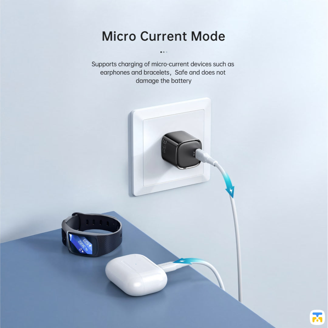 Micro Current Mode - Mcdodo GaN 33W Mini PD Fast Charger