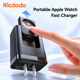 Portable Apple Watch
Fast Charger - Mcdodo Gana Mage 2-in-1 Travel Charger with Built-in Apple Watch Charger