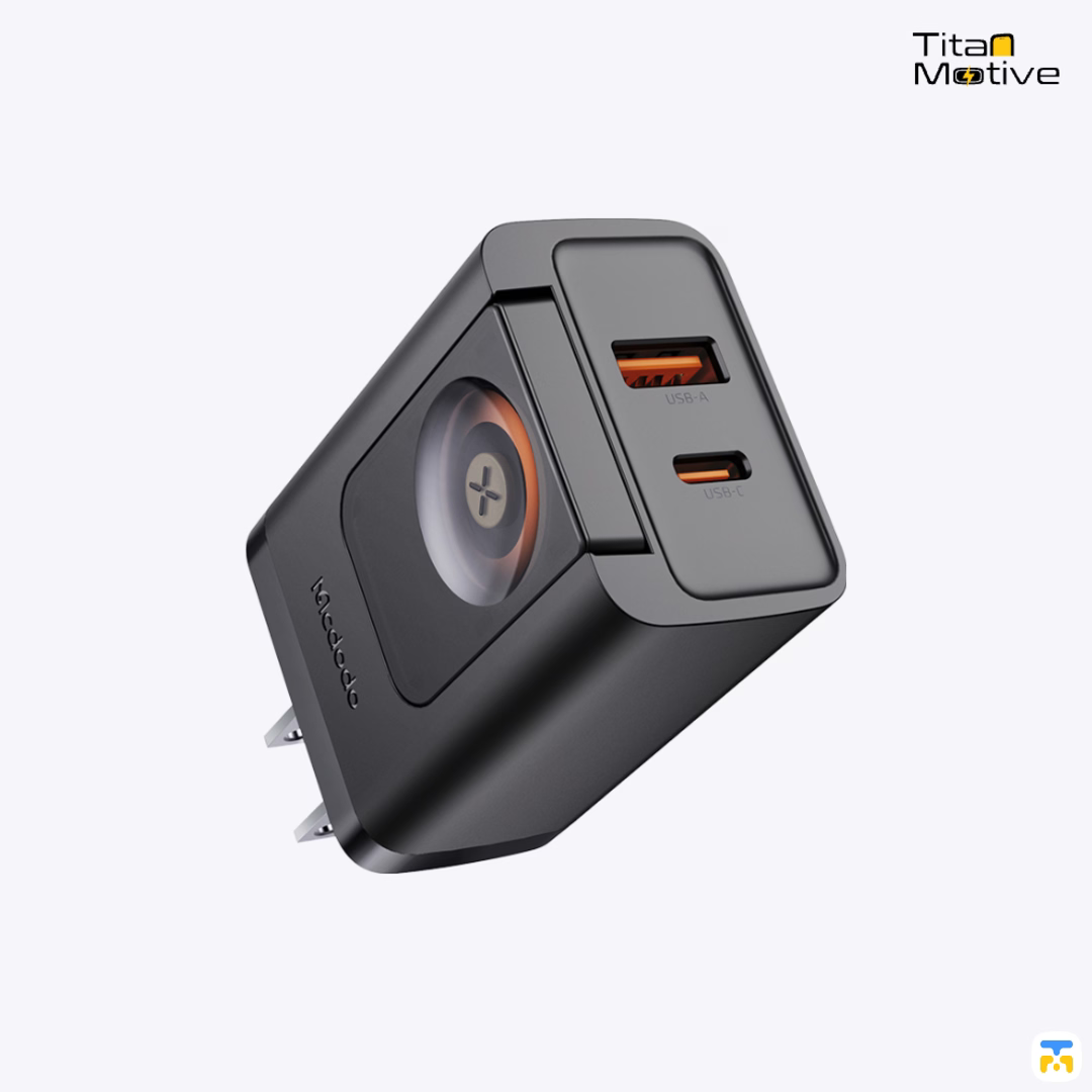 Mcdodo Gana Mage 2-in-1 Travel Charger with Built-in Apple Watch Charger